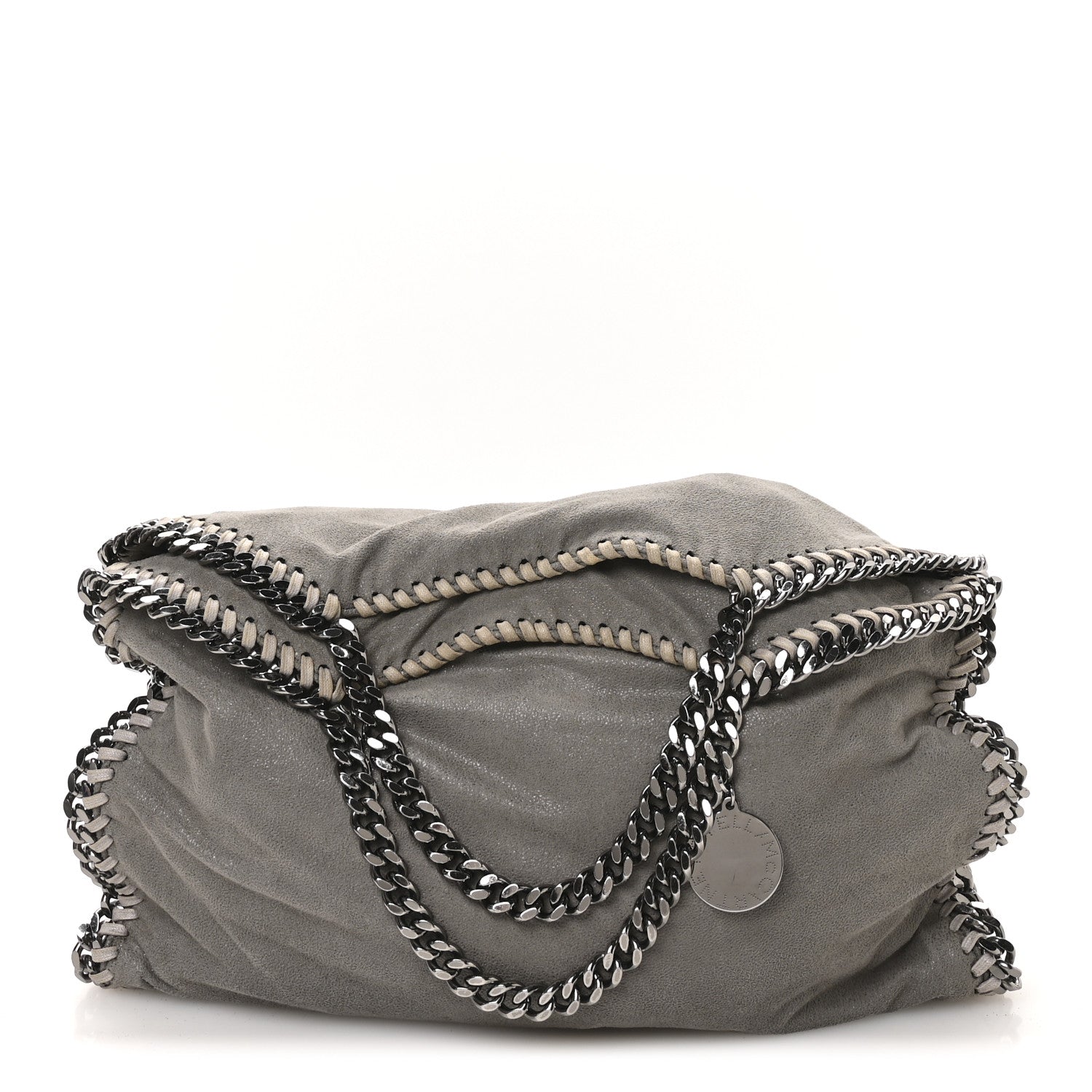 Stella McCartney Shaggy Deer Falabella Fold Over Tote Grey 1 of 10