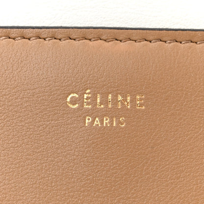 Celine Shiny Smooth Calfskin Medium Frame Shoulder Bag Tan Optic White 6 of 10