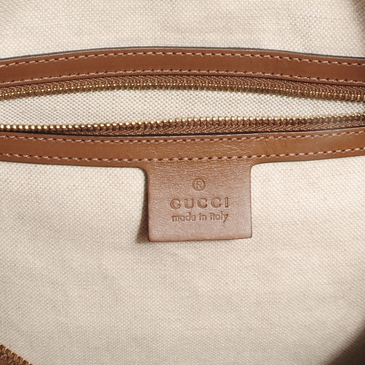 Gucci Monogram Vintage Web Medium Boston Maple Brown 6 of 9
