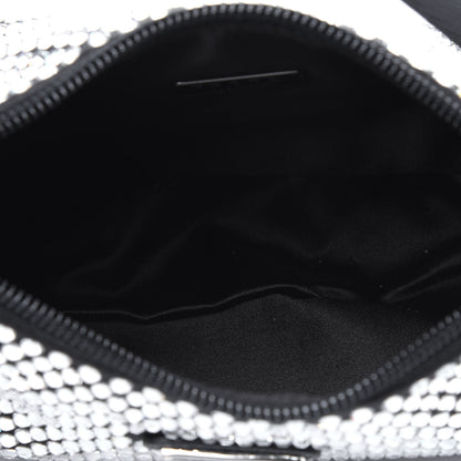Prada Satin Crystal Mini Re-Edition 2000 Bag Cristal 5 of 12