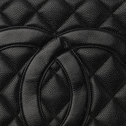 Chanel Caviar Quilted Medallion Tote Black 11 of 16