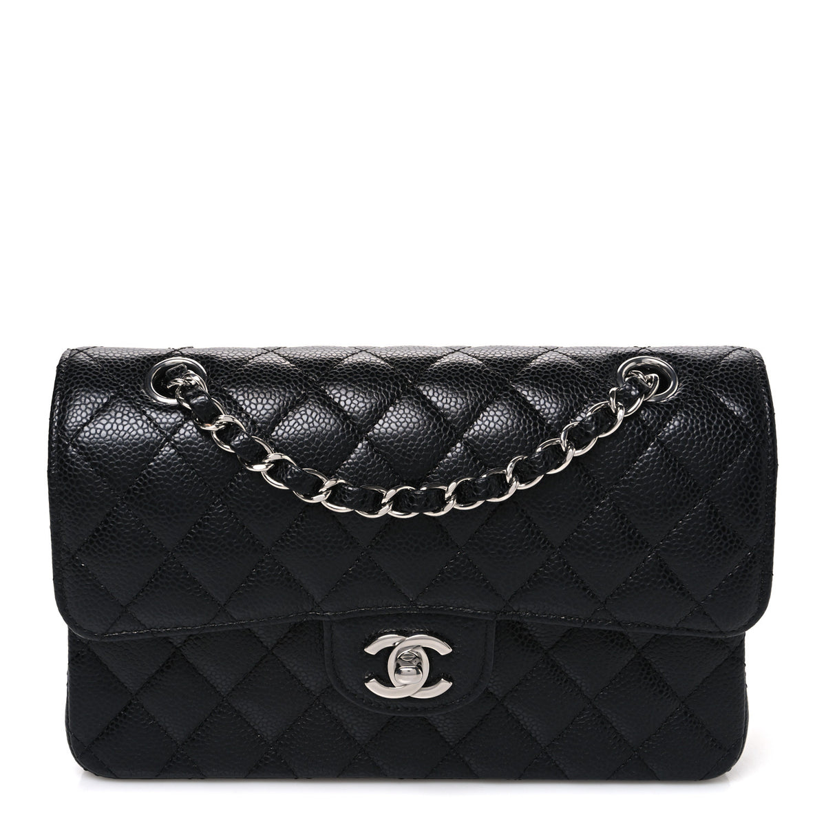 Chanel Caviar Quilted Small Double Flap Black 1 of 12