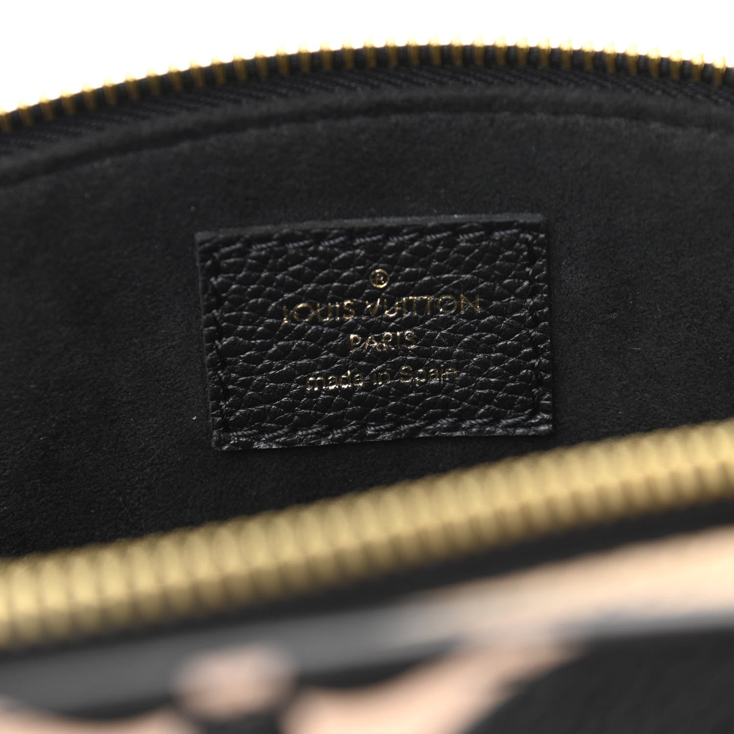 Louis Vuitton Empreinte Monogram Giant Petit Palais Black Beige 6 of 10