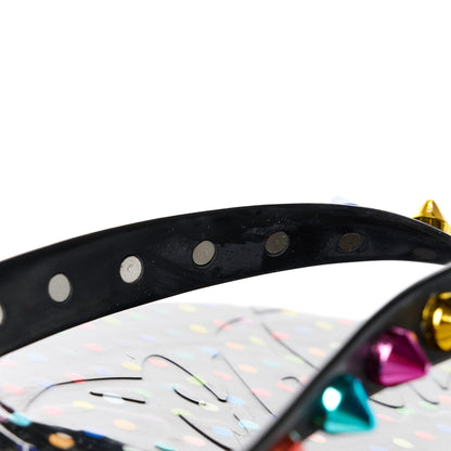 Christian Louboutin Rubber Spike Loubi Donna Flip Flop 38 Black Multicolor 8 of 8