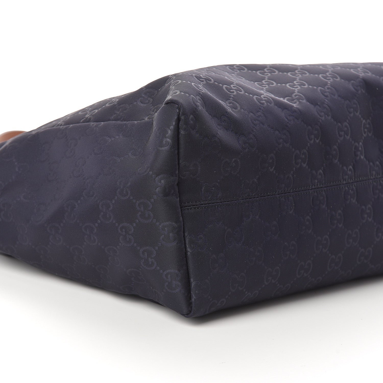Gucci Nylon Monogram Medium Tote Navy 8 of 9