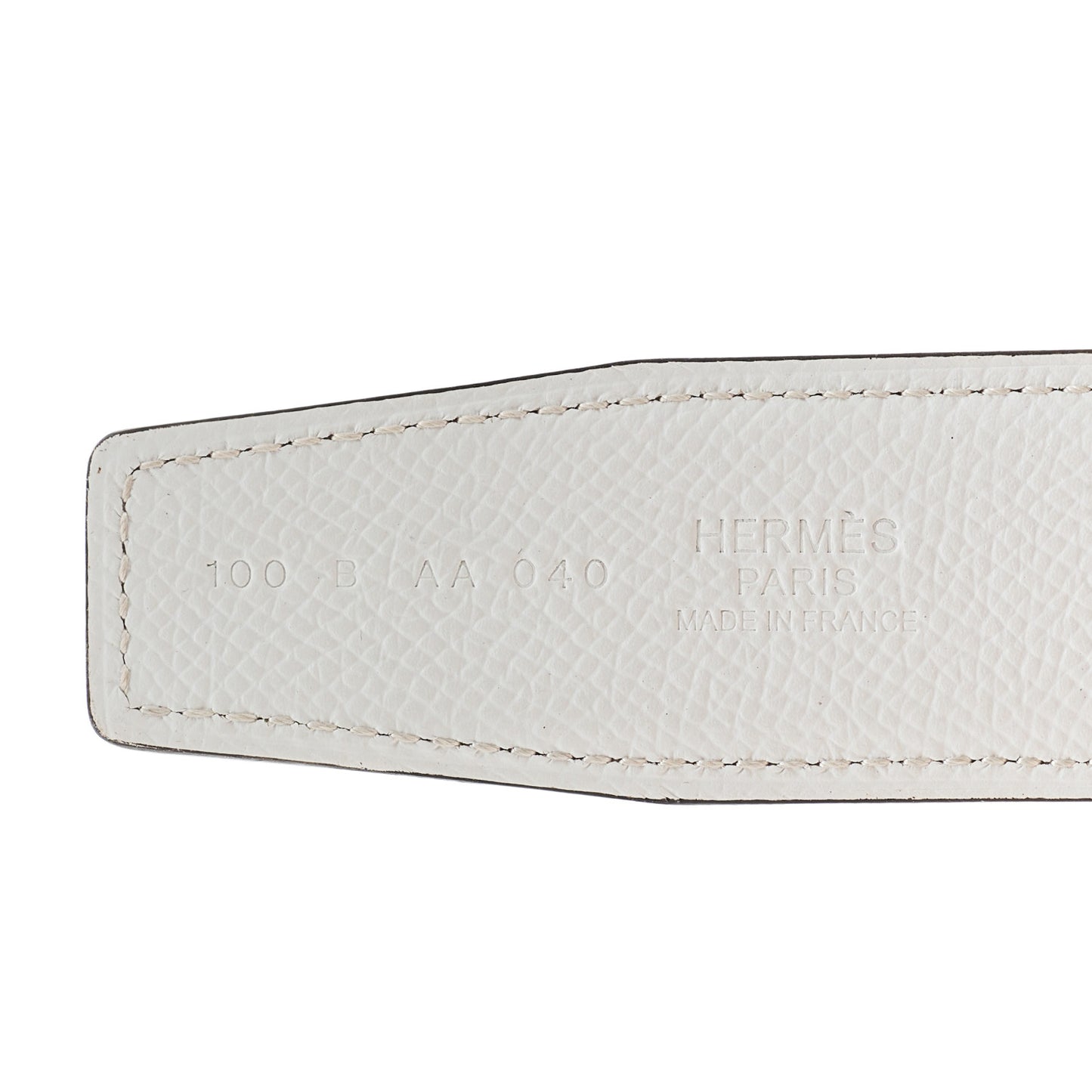 Swift Epsom 32mm Belt Strap 100 40 Gold White
