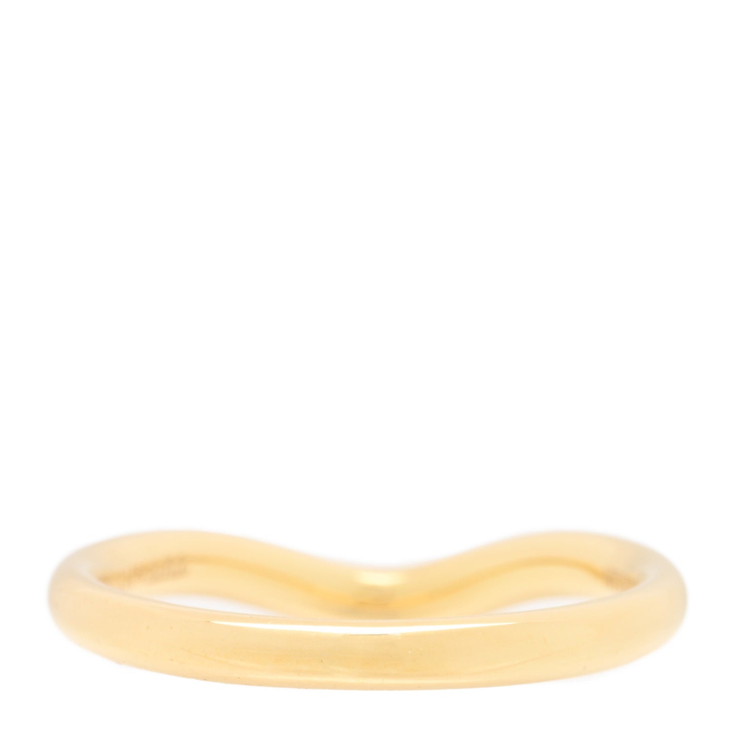 18K Yellow Gold Elsa Peretti Wedding Band Ring 49 5