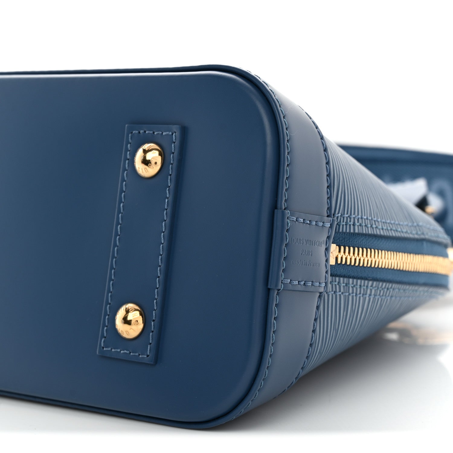 Louis Vuitton Epi Alma BB Denim Blue 9 of 9