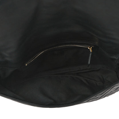 Fendi Nappa FF 1974 Embossed Large Baguette Black 4 of 8