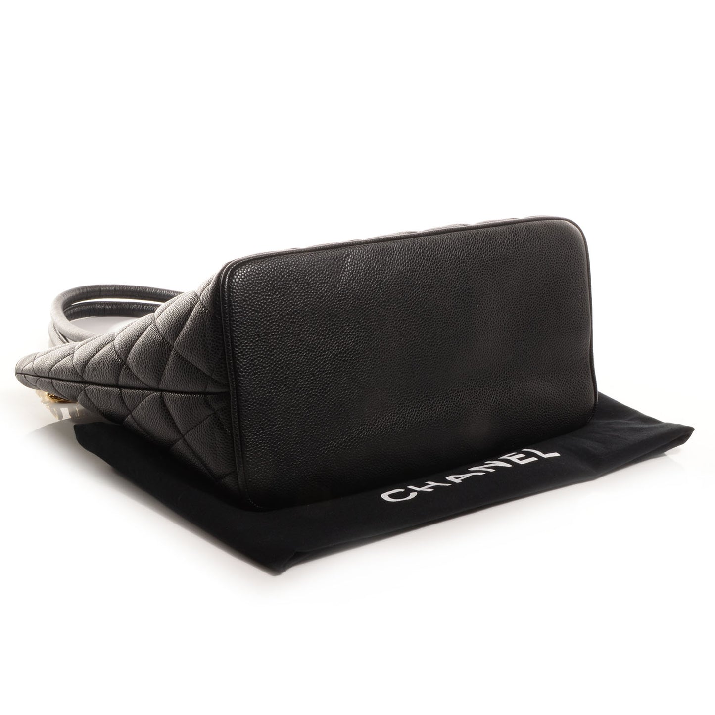 Caviar Medallion Tote Black