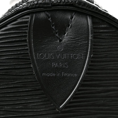 Louis Vuitton Epi Speedy 30 Black 6 of 12
