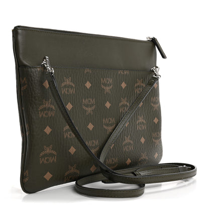 MCM Visetos Medium Crossbody Pouch Sea Turtle 2 of 17