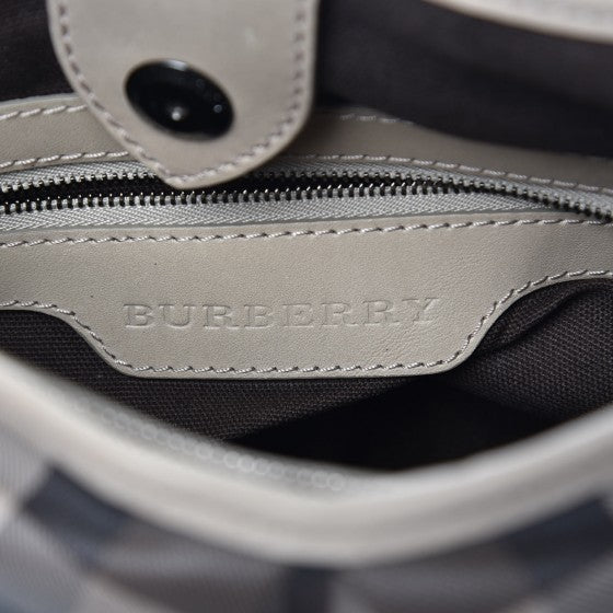 Burberry Smoked Check Small Northfield Tote Trench 7 of 16