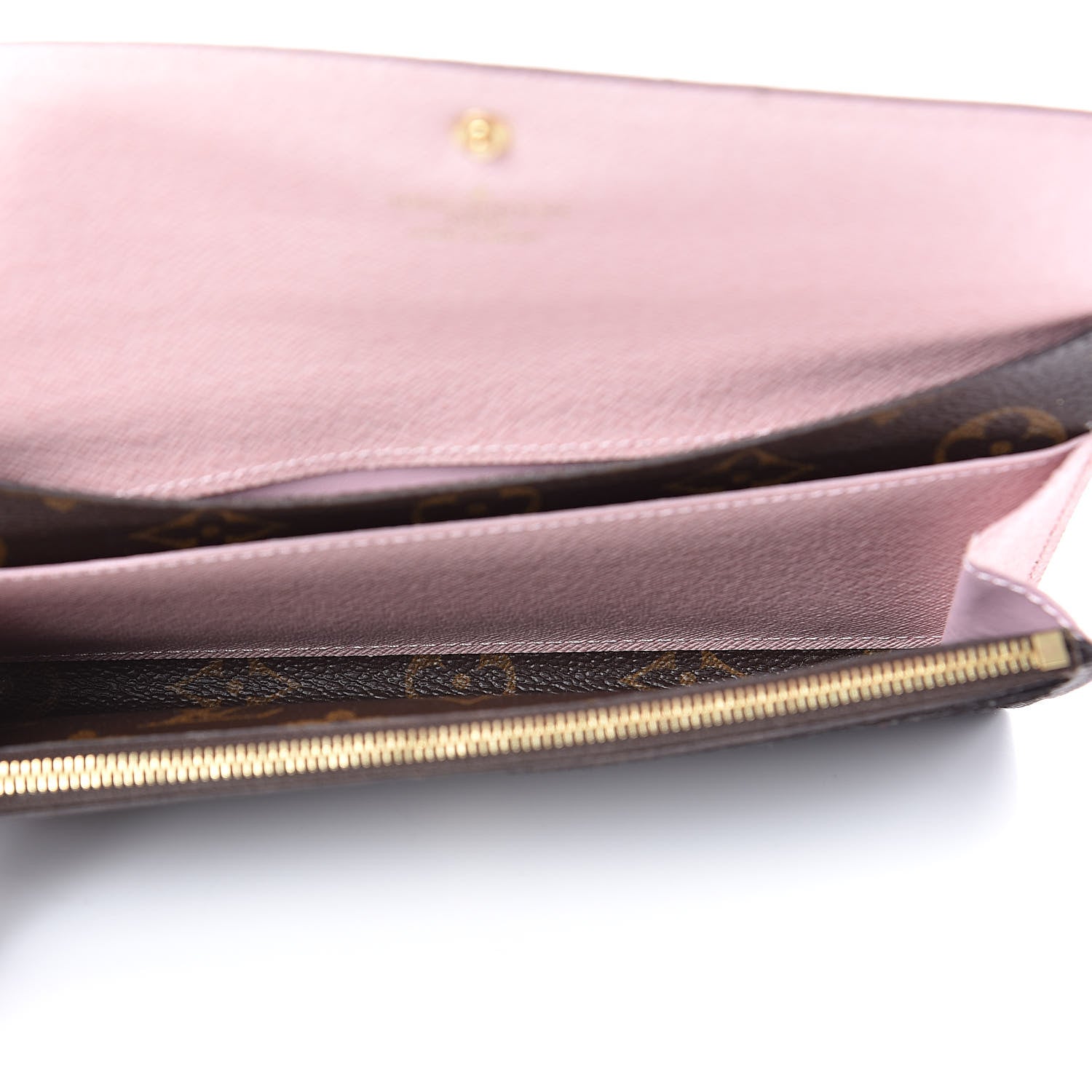 Louis Vuitton Monogram Emilie Wallet Rose Ballerine 5 of 11