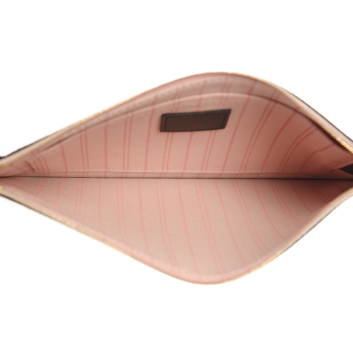 Damier Ebene Neverfull MM GM Pochette Rose Ballerine