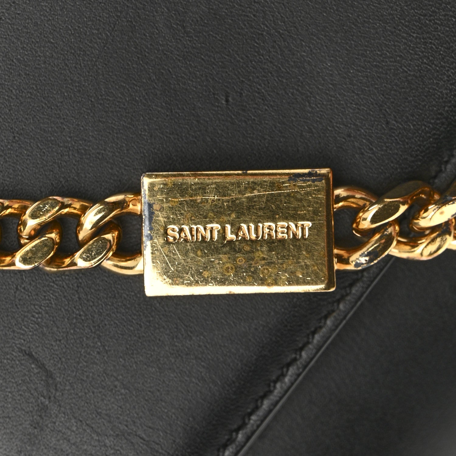 Saint Laurent Smooth Calfskin Medium Classic Monogram Kate Tassel Satchel Black 16 of 16