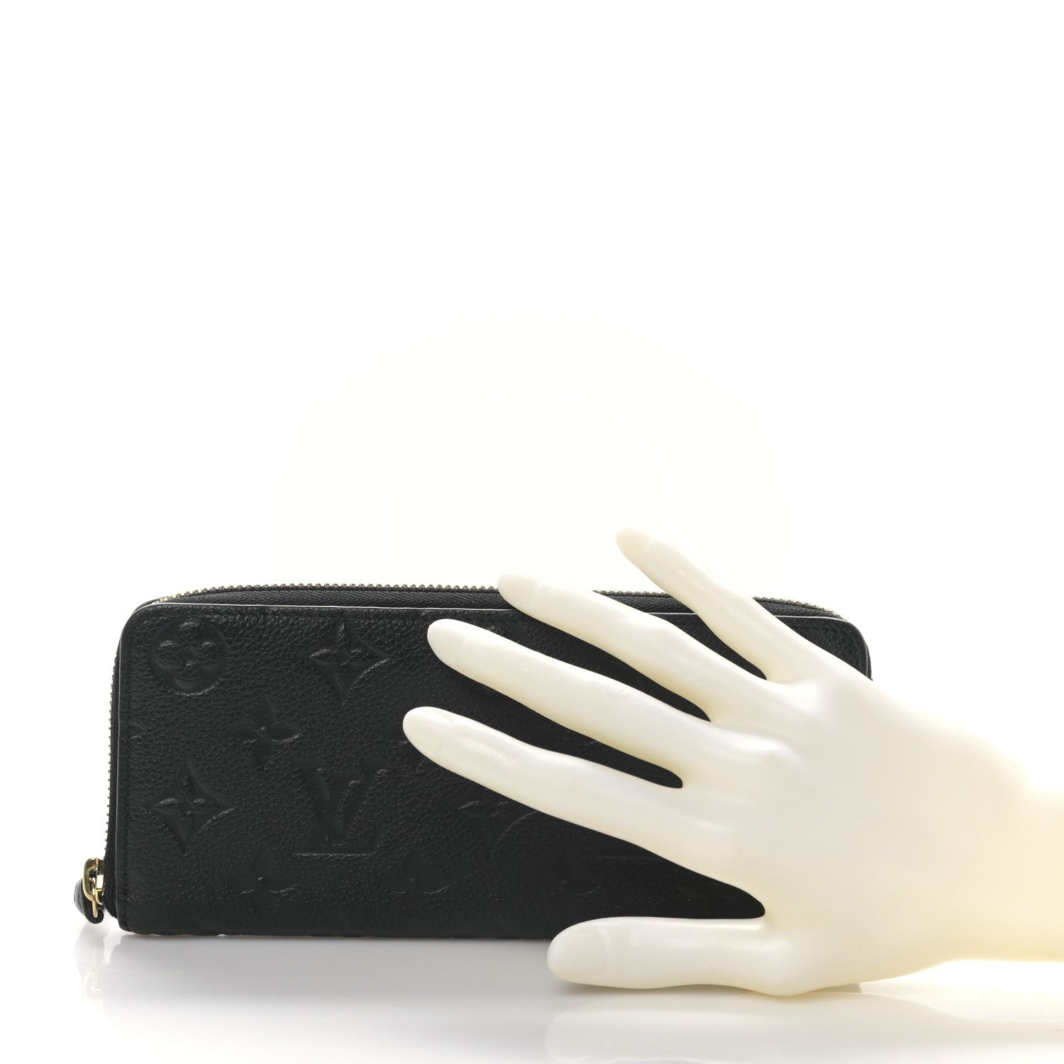 Louis Vuitton Empreinte Clemence Wallet Black 2 of 8