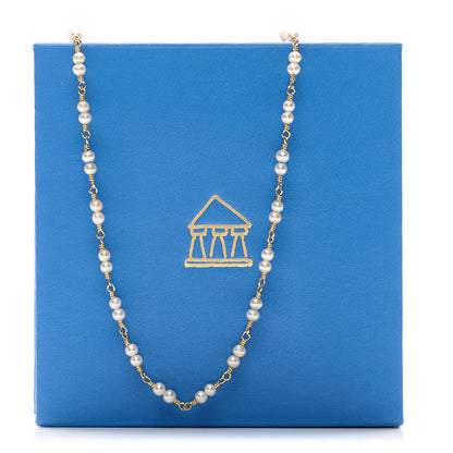 Temple St. Clair 18K Yellow Gold Pearl Karina Necklace 5 of 5