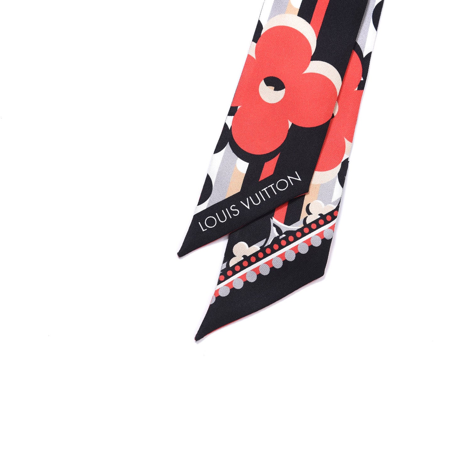 Silk Pop Monogram BB Bandeau Red