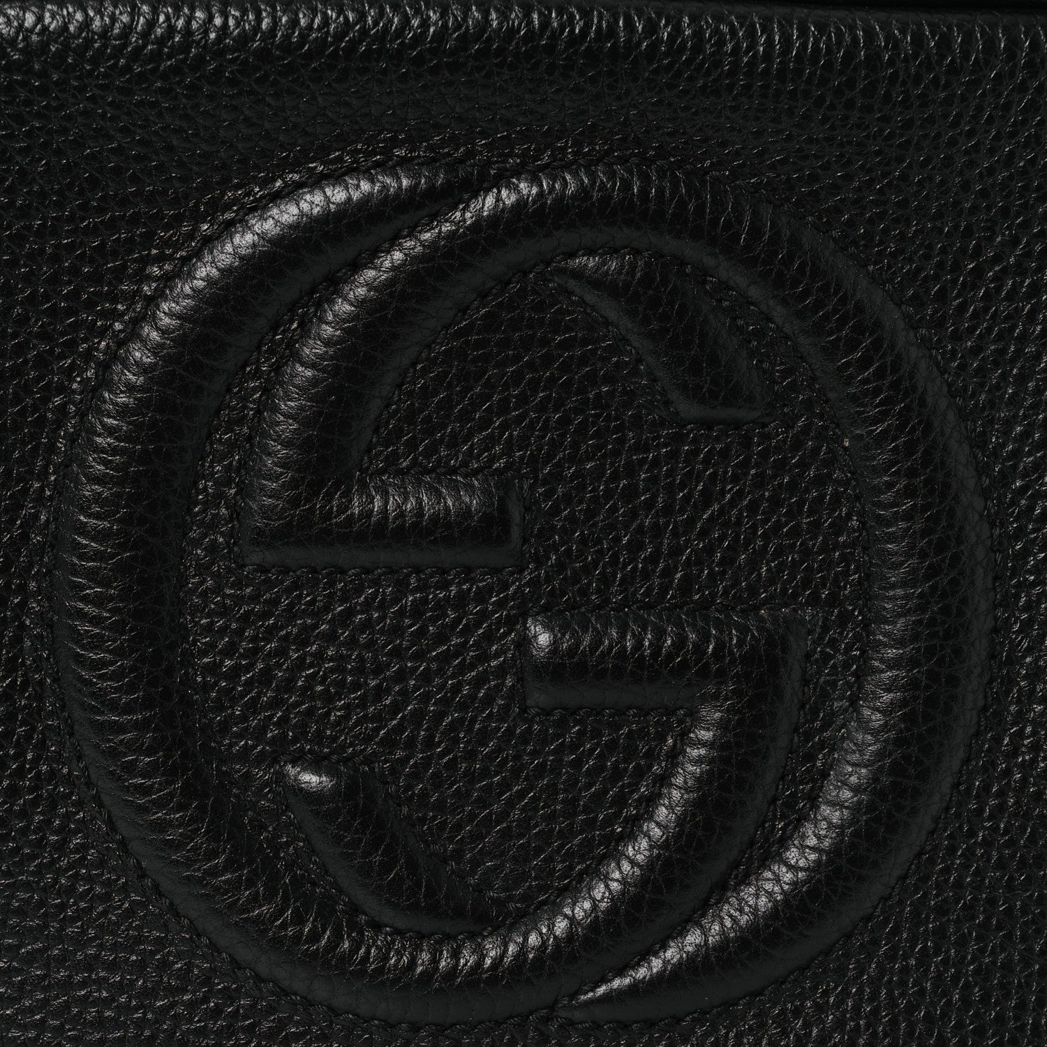 Gucci Pebbled Calfskin Small Soho Disco Bag Black 8 of 13