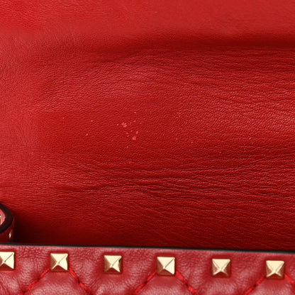 Valentino Garavani Nappa Medium Rockstud Spike Shoulder Bag Rosso Valentino 17 of 18