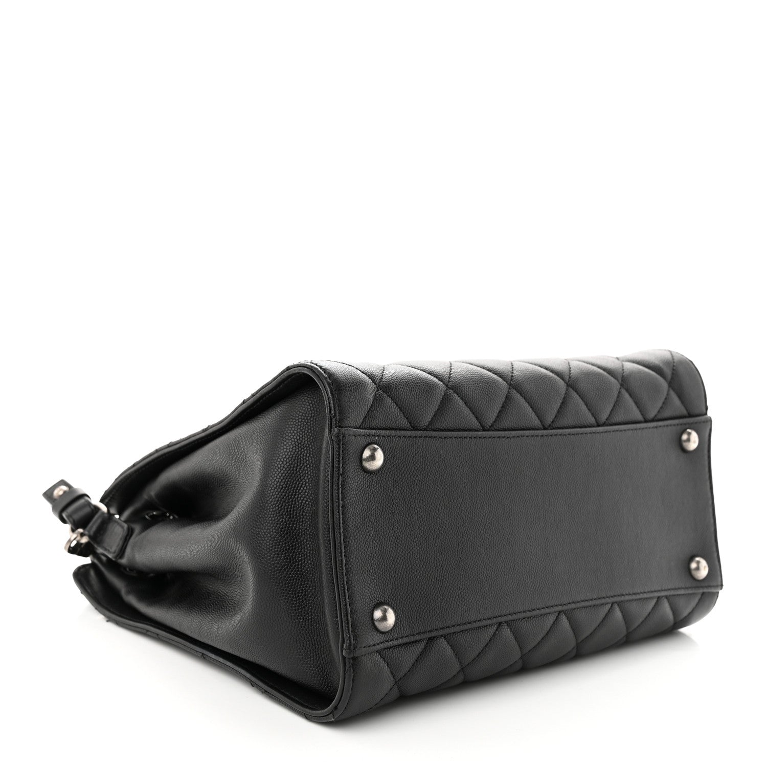 Chanel Caviar Quilted Medium CC Bucket Bag Black 4 of 11