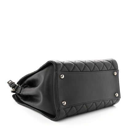 Chanel Caviar Quilted Medium CC Bucket Bag Black 4 of 11