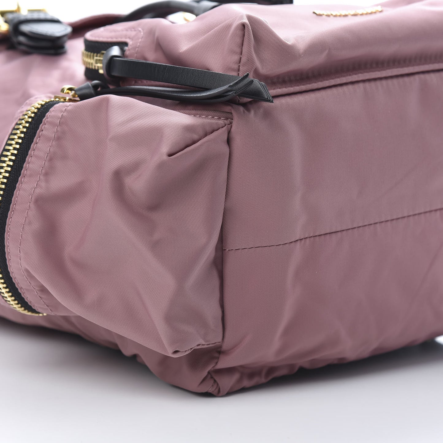Nylon Medium Rucksack Backpack Mauve Pink