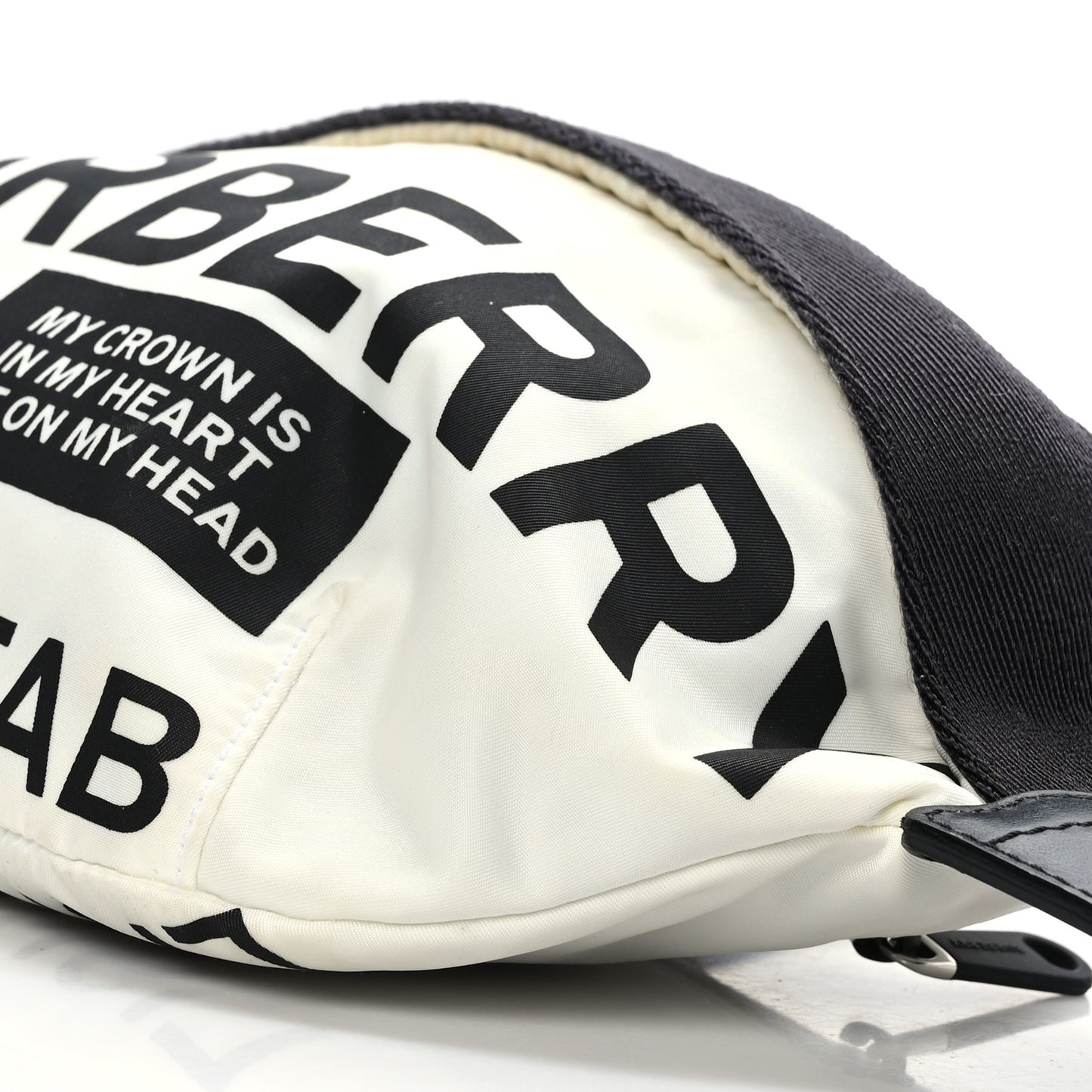 Nylon Logo Print Medium Sonny Bum Bag White