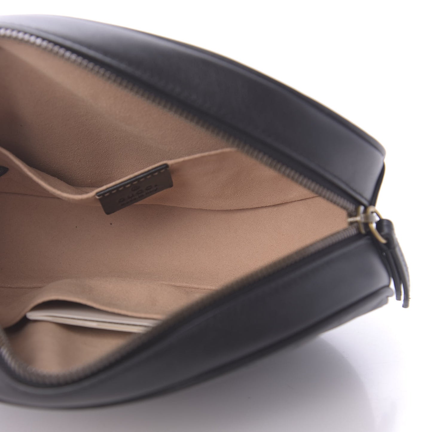 Calfskin Matelasse GG Marmont Belt Bag 75 30 Black