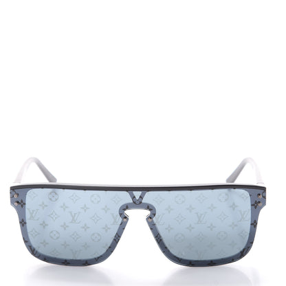 Louis Vuitton Acetate LV Waimea Square Sunglasses Z1082W Black 3 of 8