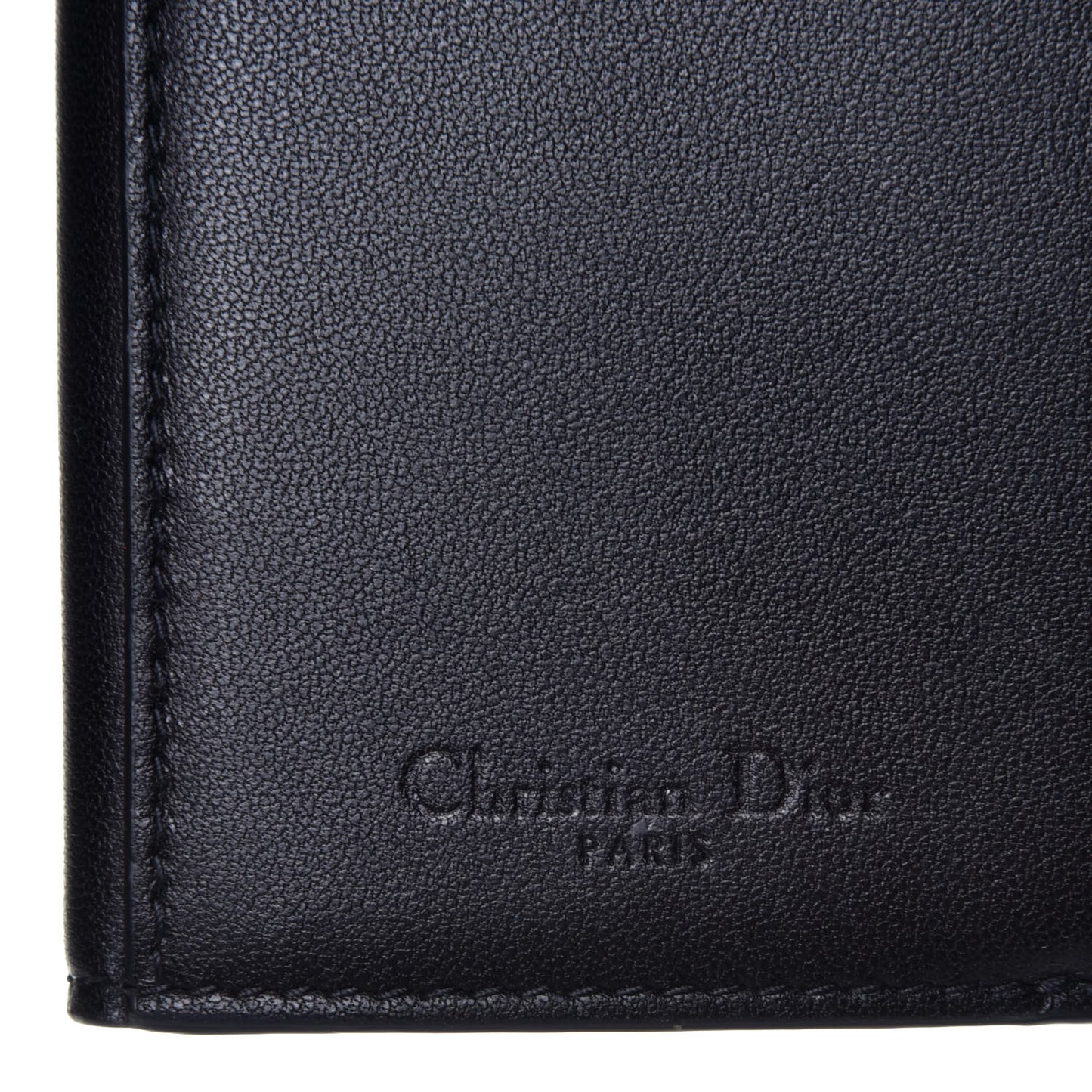 Lambskin Cannage Lady Dior Lotus Wallet Black
