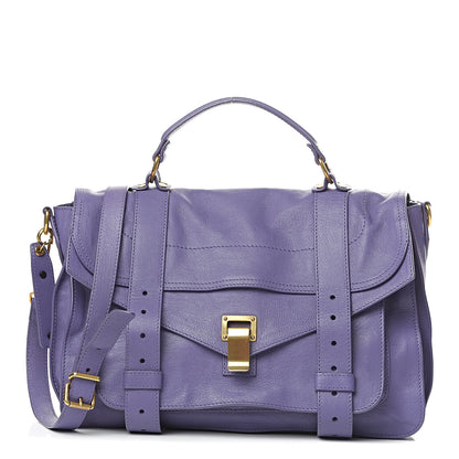 Proenza Schouler Lambskin Medium PS1 Satchel Berry 1 of 10