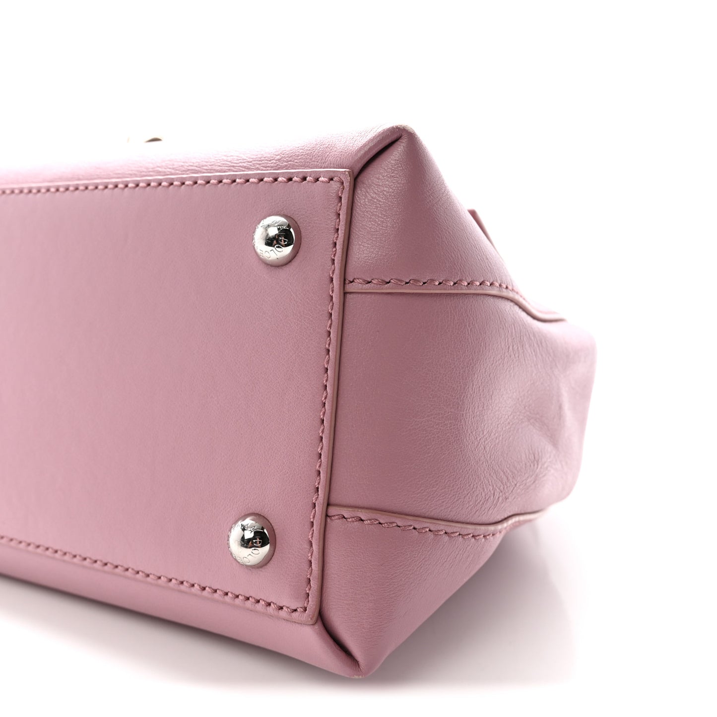 Calfskin Lucia Small Satchel Purple