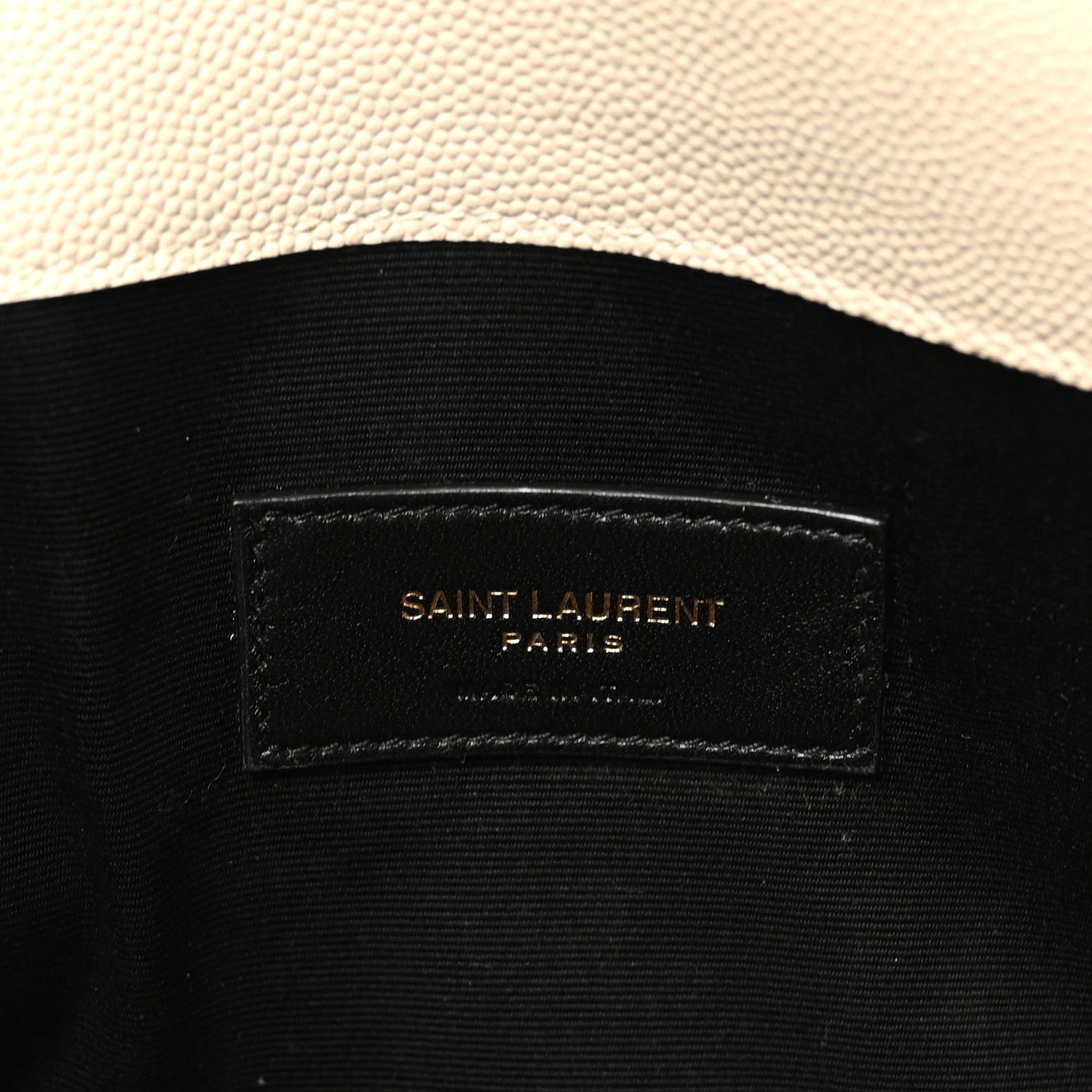 Saint Laurent Grain De Poudre Uptown Pouch Crema Soft 5 of 8