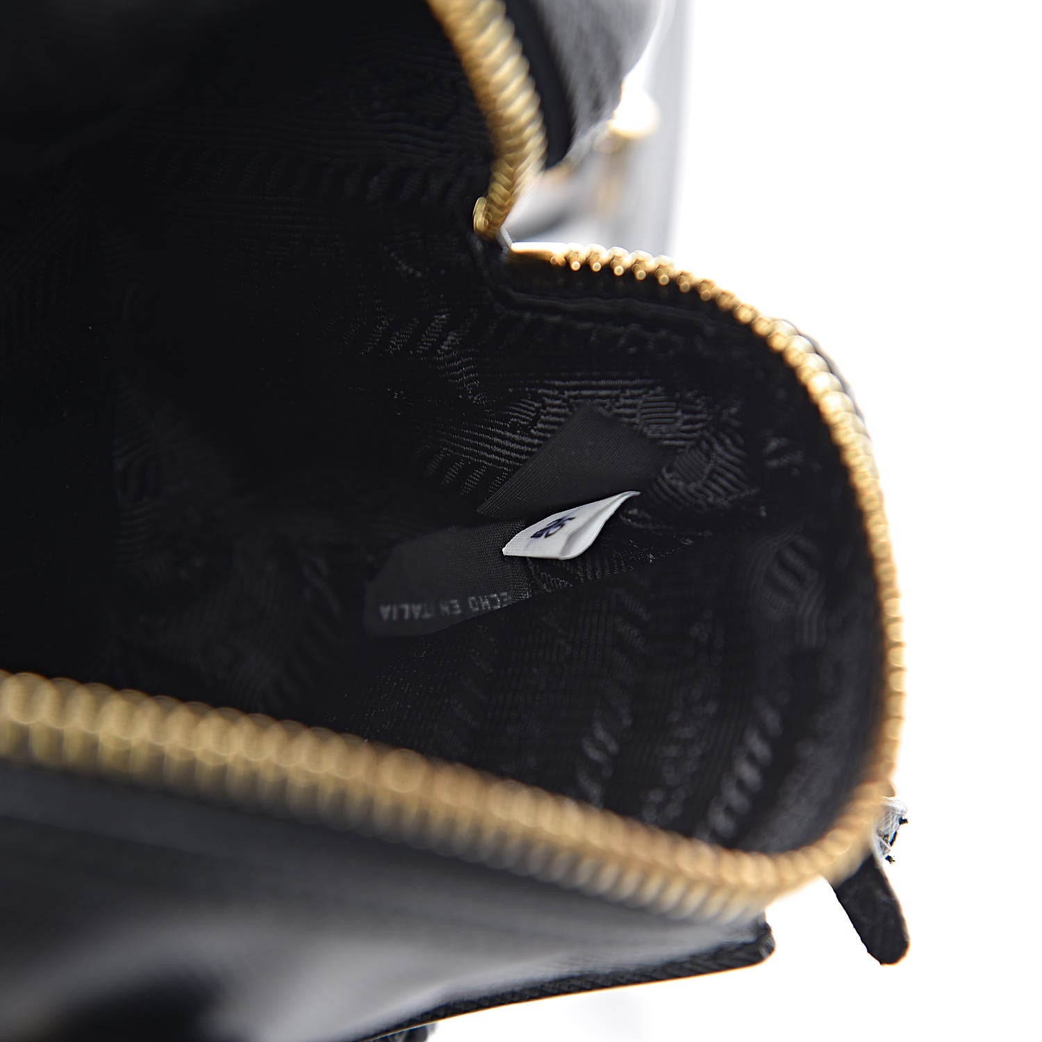 Prada Saffiano Vernice Lux Mini Convertible Bowler Black 8 of 11