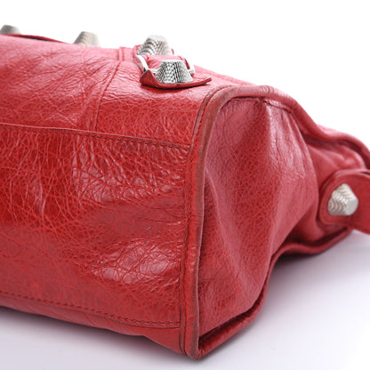 Balenciaga Agneau Giant 21 Silver Hardware City Rouge Coquelicot 8 of 17