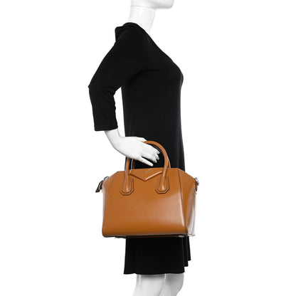 Givenchy Shiny Lord Calfskin Small Antigona Camel 2 of 9