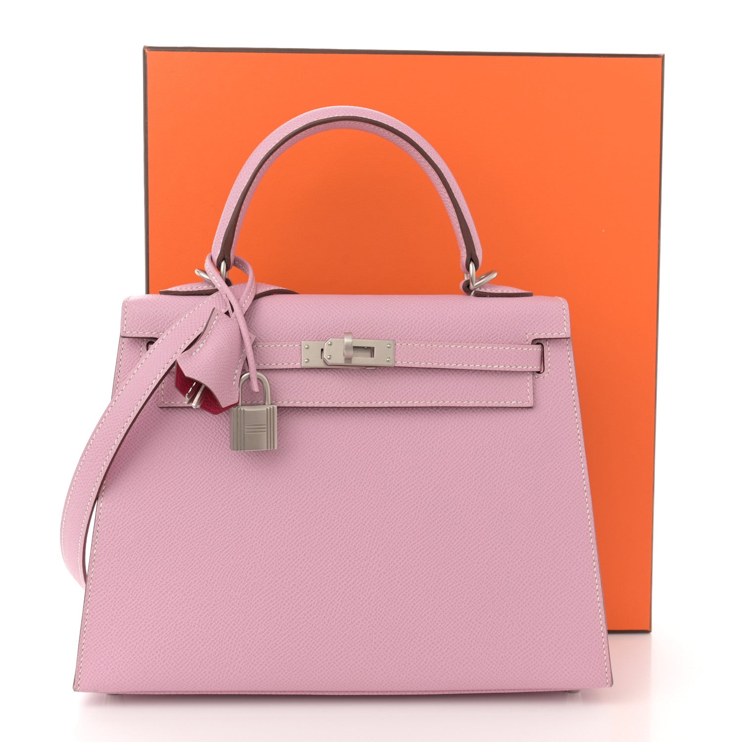 Hermes Epsom Horseshoe Kelly Sellier 25 Mauve Sylvestre Rose Mexico 11 of 11