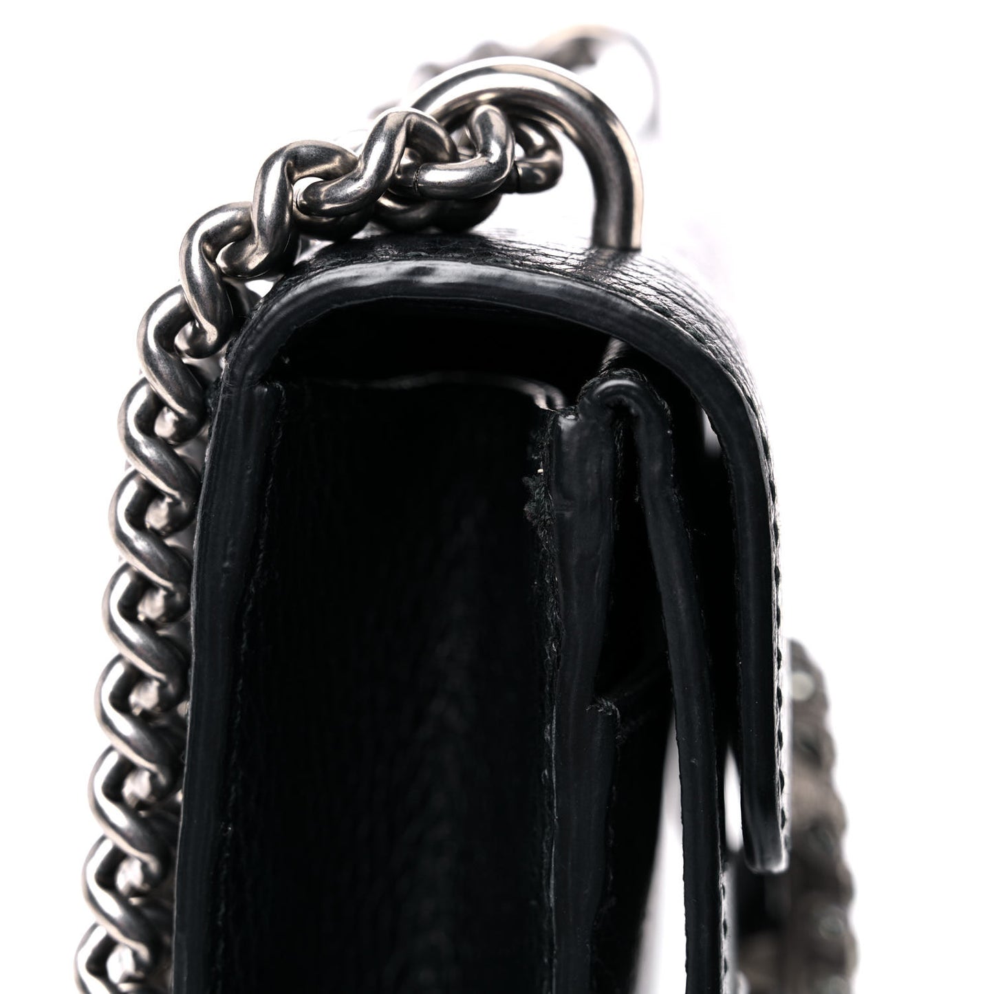 Calfskin Mini Dionysus Shoulder Bag Black