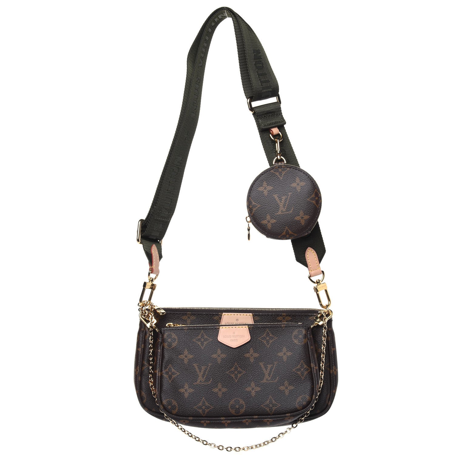 Louis Vuitton Monogram Multi Pochette Accessories Kaki 1 of 16