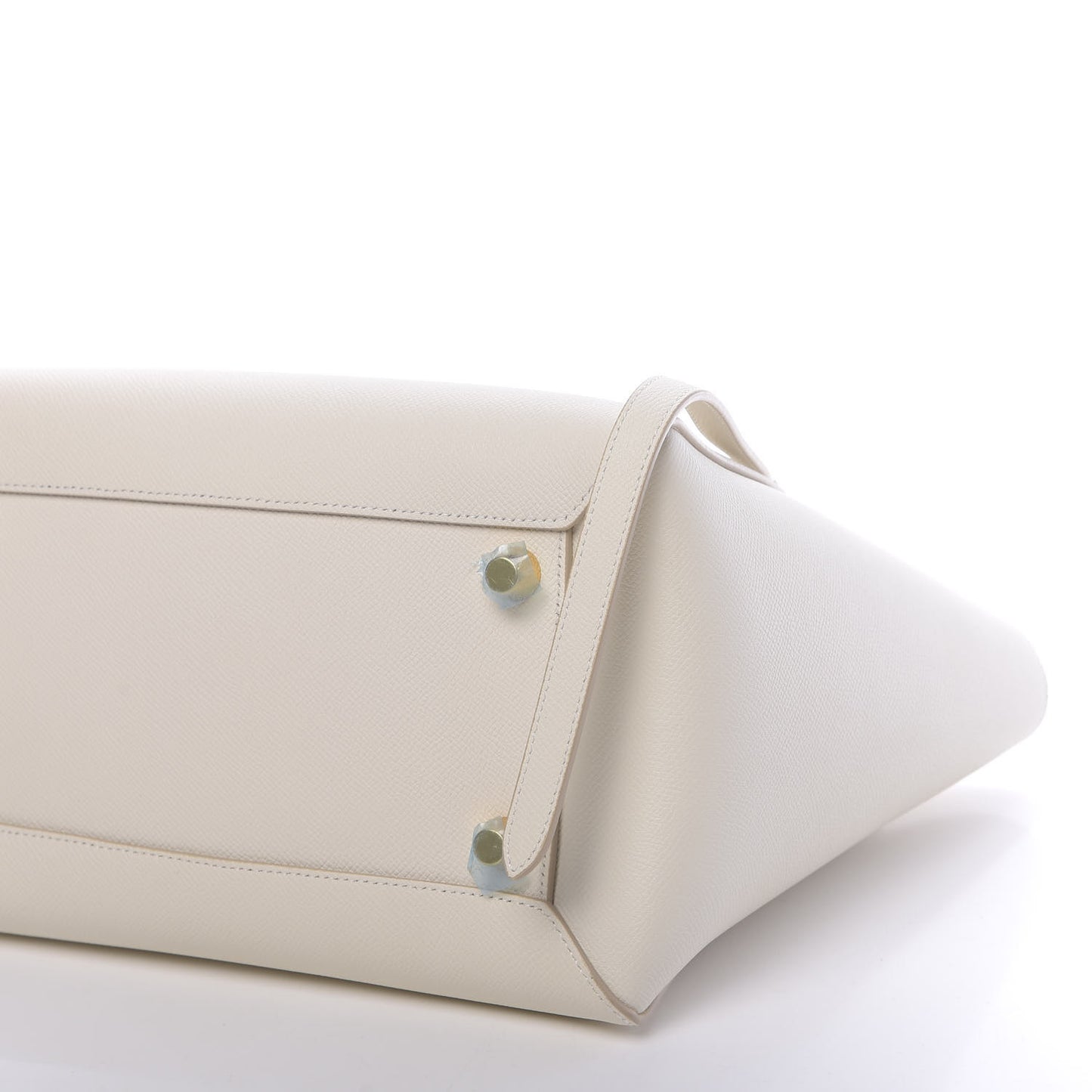 Grained Calfskin Mini Belt Bag White
