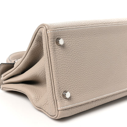 Hermes Togo Horseshoe Shoulder Kelly 42 Gris Tourterelle 10 of 11