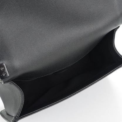 Chanel Caviar Quilted Medium Boy Flap So Black 5 of 7