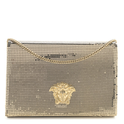 Versace Chainmail Palazzo Evening Bag Gold 1 of 10