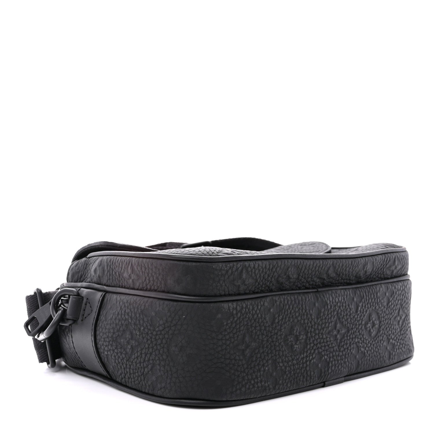 Louis Vuitton LOUIS VUITTON Taurillon Monogram S Lock Messenger Black 4 of 11