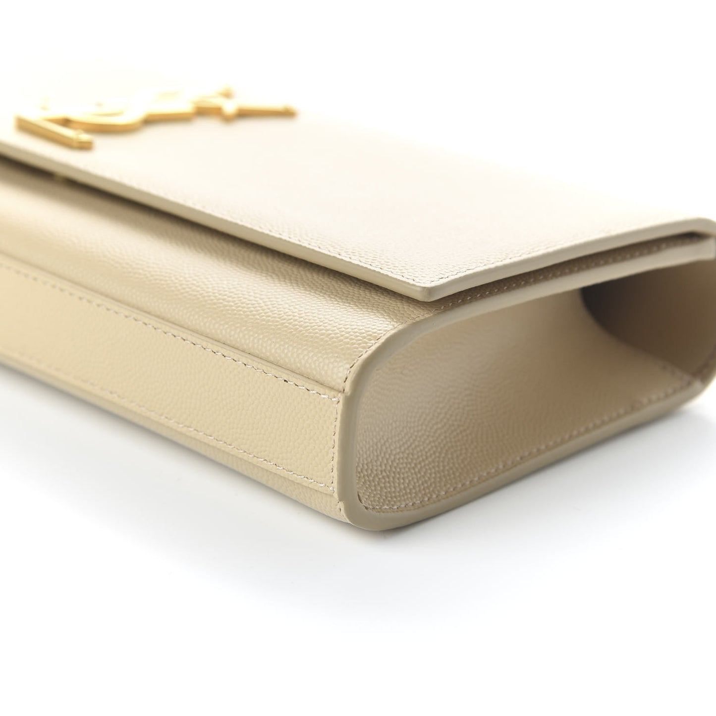 Grain De Poudre Classic Monogram Cassandre Clutch Nude