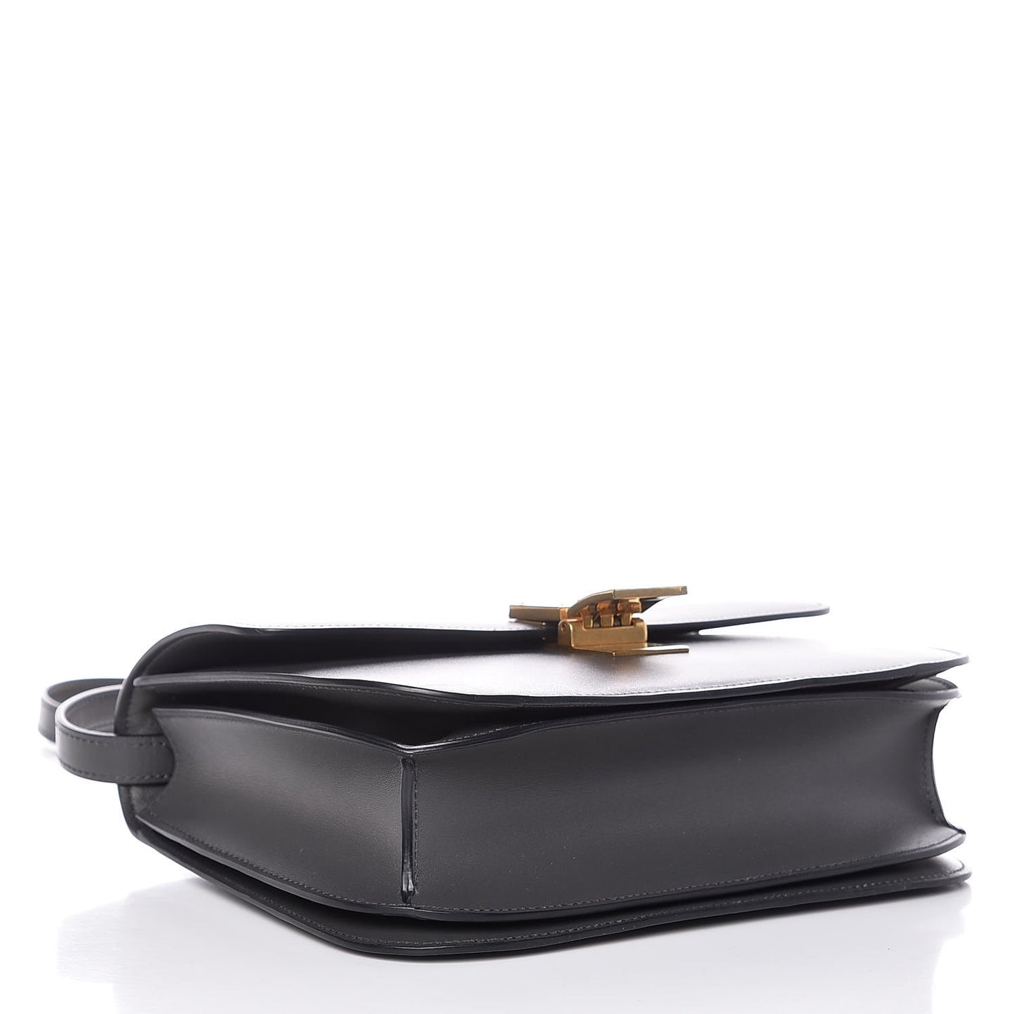 Box Calfskin Medium Classic Box Flap Bag Anthracite