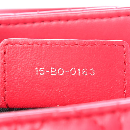 Christian Dior Lambskin Cannage Medium Lady Dior Pink 9 of 9