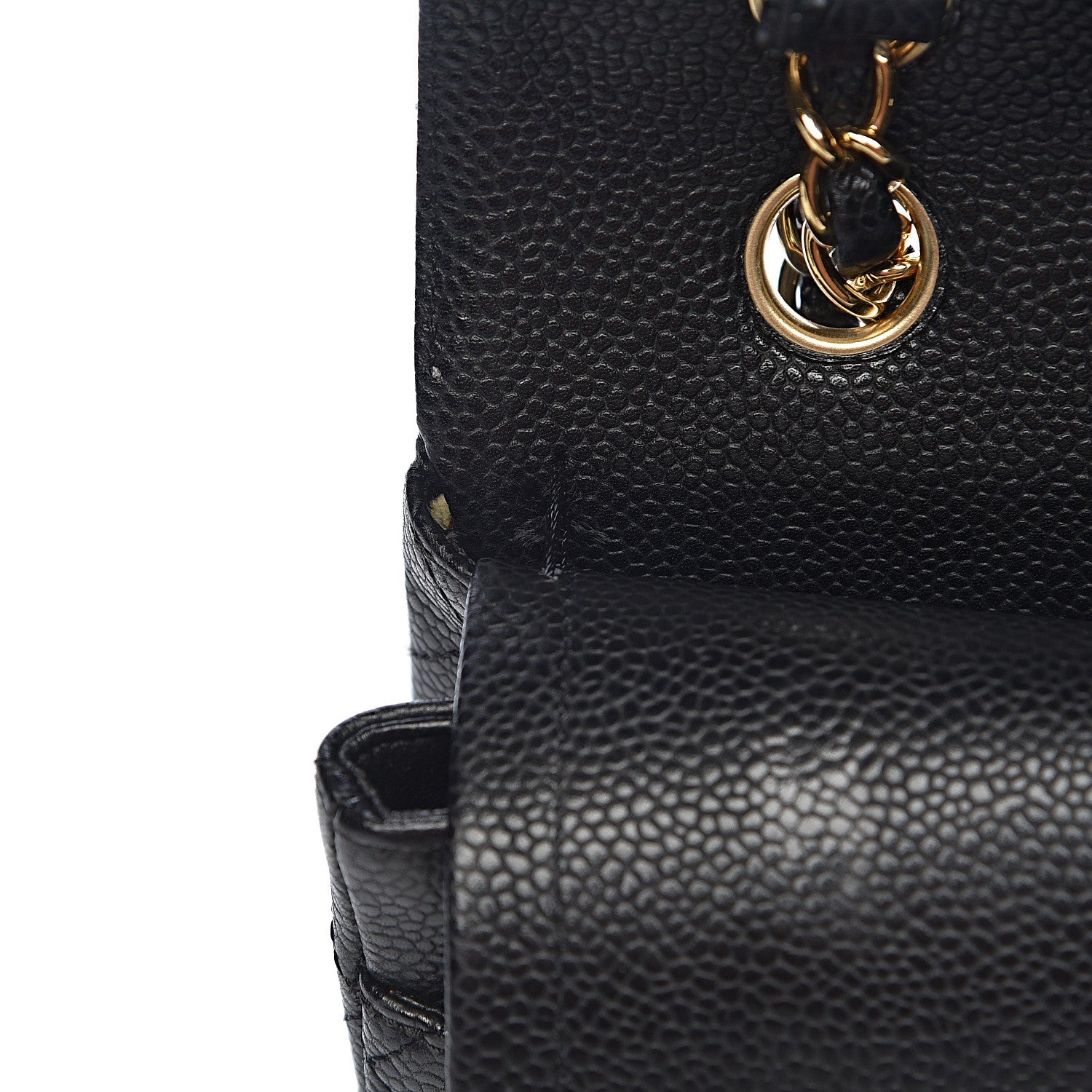 Chanel Caviar Quilted Medium Double Flap Black 12 of 17